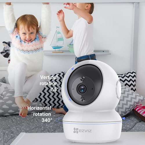 Cámara Ip Ezviz H6c 2k+ 4mp Wifi H.265 - Blanco