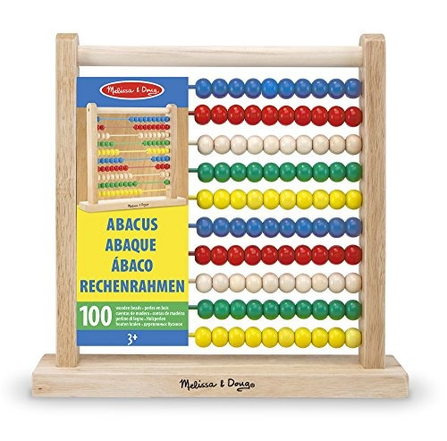 Melissa Doug Abacus Juguete De Conteo Educativo Clásico De M