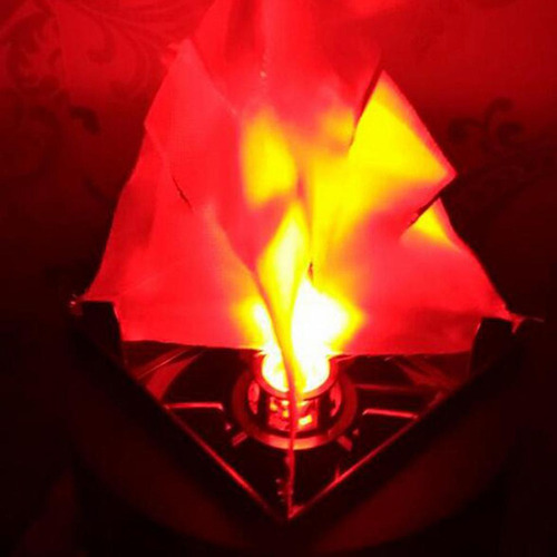 Decoración Navideña Lámpara 3d Fuego De Tamaño Pequeño