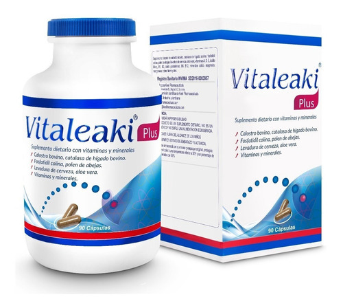 Vitaleaki Plus X 9o Capsulas - Unidad a $142000