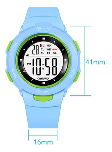 3 Reloj Digital Para Niños Reloj De Pulsera Para Azul Claro