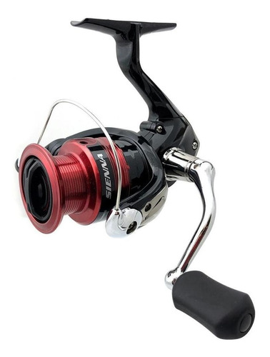 Imagen 2 de 4 de Reel frontal Shimano Sienna FG SN2500FG derecho/izquierdo color negro