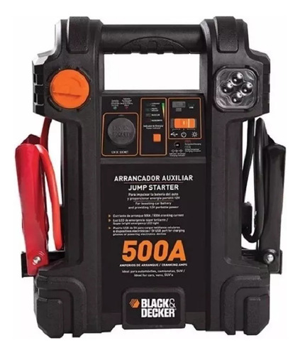 Arrancador Batería Inflador Black Decker 500amp Js500cc