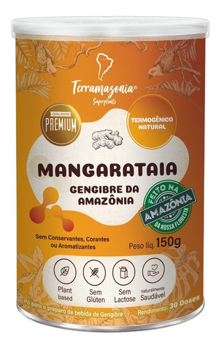Mangarataia - Gengibre Da Amazônia Em Pó - Puro 