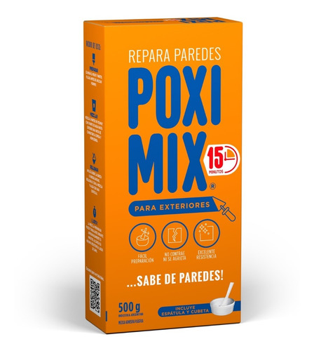 Poximix Mezcla Adhesiva A Base De Cemento Exterior 500 Gr