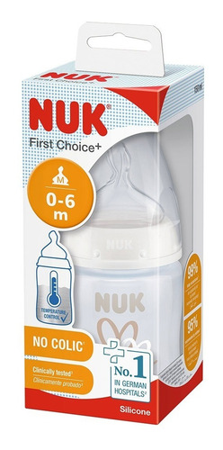 Mamadera Nuk First Choice Control De Temperatura 150 Ml