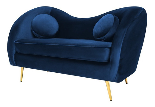 Love Seat Vintage Salas Modernas Sillones Minimalistas Color Agua
