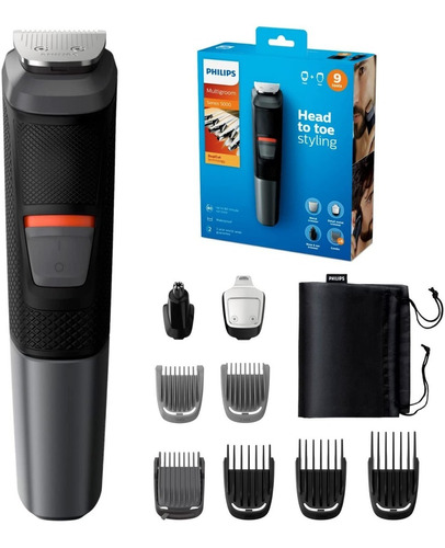 Maquina De  Motilar  Y Afeitadora Philips Multigroom 9/1