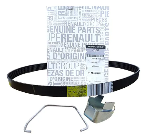 Banda Poly V Accesorios Renault Kangoo 20-23 Orig 117203866r | Envío gratis
