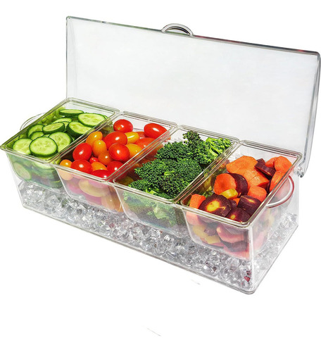 2025 Caixa De Temperos Destacável Para Salada De Frutas