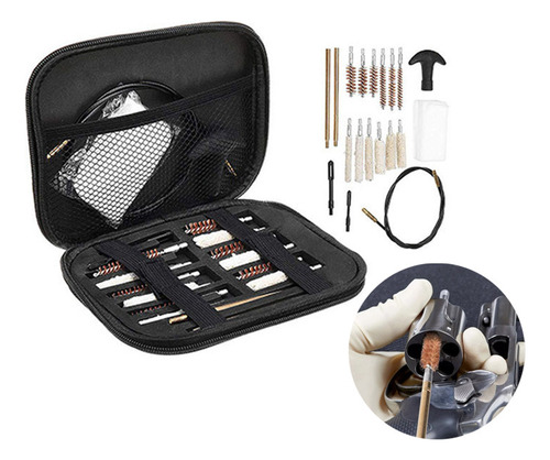 Kit Portátil Universal De Limpieza De Cañones De Armas De Fu