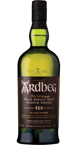 Whisky Single Malt Ardbeg 10 Anos 750 Ml