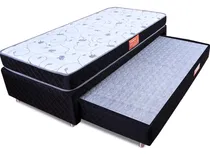 Comprar Colchão Solteirão D33 + Cama Box Colchão Aux Bicama 97x203cm