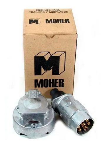 Ficha Conector Acoplado Trailers Tipo Bosch 7 Contactos