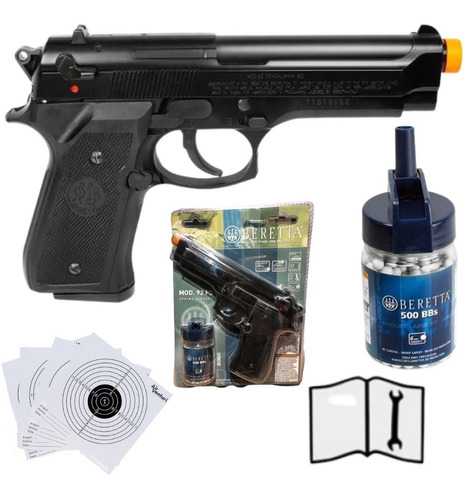 Pistola 92fs Beretta Resorte Spring Bbs 6mm Airsoft Xtre P