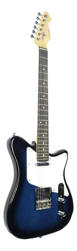 Guitarra Elétrica Cecille - Modelo Tele - Corpo Em Alder Cor Azul Orientação da mão Destro