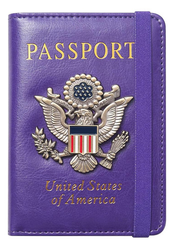 Facath Passport Holder Cover Case Travel Wallet Case Passpor