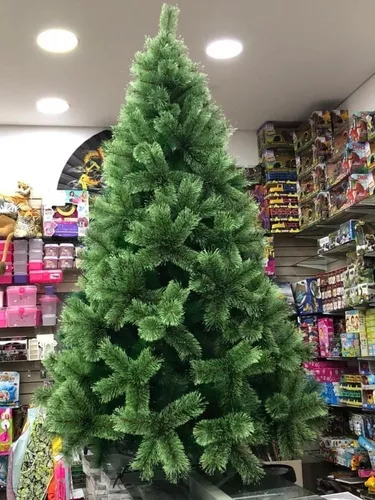 Árvore De Natal Cor Branca Pinheiro De Luxo 1.80m 420 Galhos