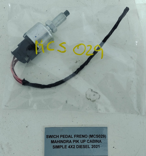 Swich Pedal Freno Mahindra Pik Up Cabina Simple 4x2 Dies (Usado)
