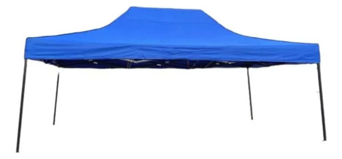 Carpa 3x4.5 Plegable Azul Inmatmex Toldo Reforzado