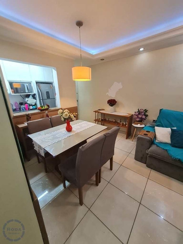 Imagem 3 de 15 de Apartamento - Padrão Em Santos, Areia Brancalindo E Pronto P/ Morar Em Santos ! - Ab22931 - 70805662