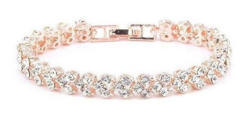 Pulsera Brazalete Diamantes Incursustados Elegante