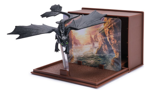 Dreamworks Dragons, Toothless De 12 Pulgadas Con Características Especiales.. Juguetes Para Niños Y Niñas A Partir De 4 Años.
