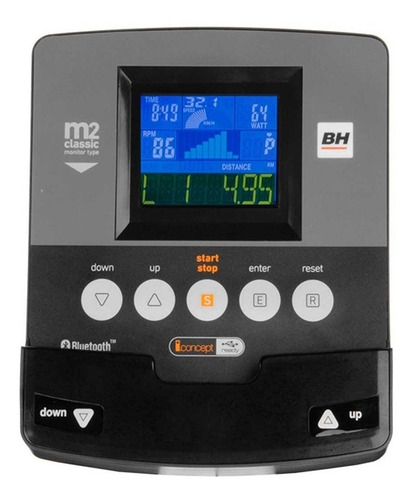 Imagen 2 de 10 de Caminador Eliptico Electro Magnetico Dual Randers Bh G2351