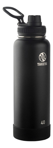 Botella Takeya 1,18l Antigoteo Onyx