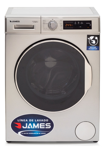 Lavarropas James  Slim 6kg  Inverter Silver Lr 1008 Inv S