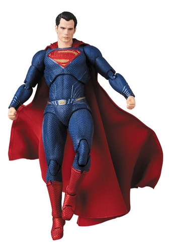 Mafex 057 Superman Justice League Dc Comics Acción Figura