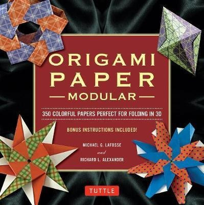 Modular Origami Paper Pack : 350 Colorful 3(  Size) Papers F