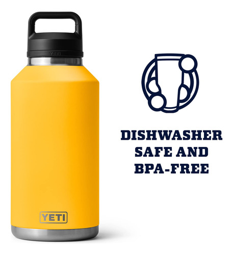 Botella Yeti Rambler De Acero Inoxidable Con Aislamiento Al