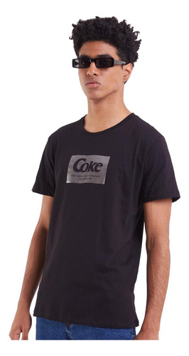 Camiseta Coca Cola Shape In23 Preto Masculino