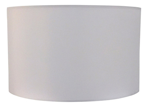 Cupula Abajur Basic Grande Tecido Branco Ex2451br (d)49cm