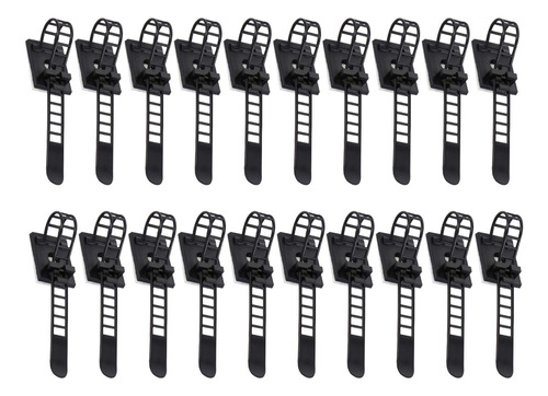 Tehaux Adhesive Cable Management Clips 50pcs 2 Size Tie