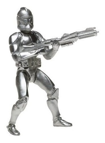 Star Wars Saga Legends 2003 Silver Clone Trooper 84540 ...