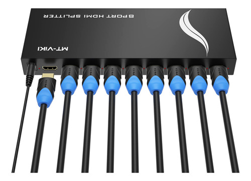 Mt-viki Divisor Hdmi 4k 1x8 1 En 8 Salidas, Divisor Hdmi Ali