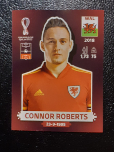 Figurita Mundial Qatar 2022 Connor Roberts Wal 9 Oryx