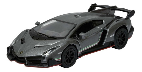 Lamborghini Veneno Escala 1:36 Kinsmart Plomo