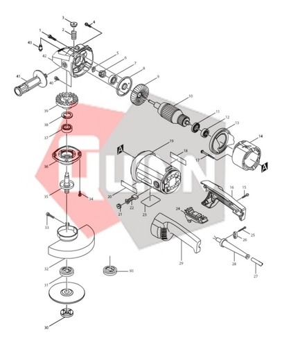 Armadura Para Esmeril Makita 9069 (516771-4)