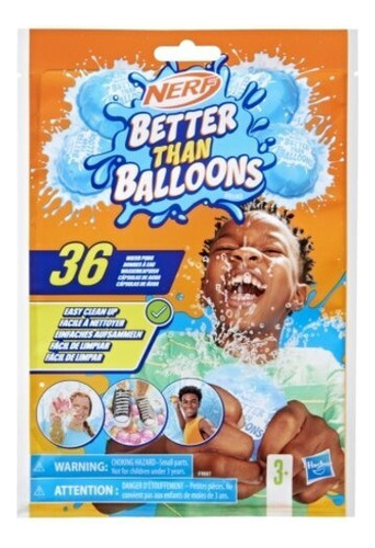Balões De Água Ssoaker Balloons Trialdriver - Hasbro F9007 Cor Azul