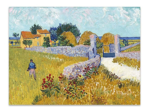 Cuadro Canvas Casa De Campo En Provence Van Gogh 60x80 M Y C