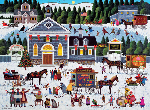 Buffalo Games - Charles Wysocki - Churchyard Christmas - Ro.