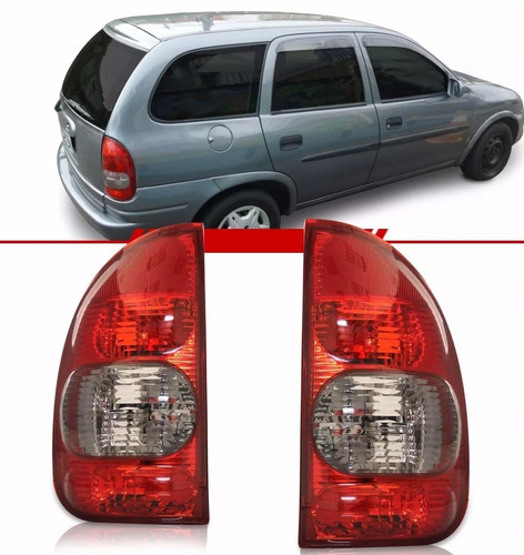 Juego Faro Trasero Corsa Wagon 5 Puertas 1999 2000 2001 2002