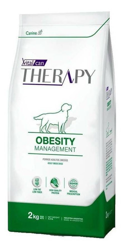 Imagen 1 de 1 de Alimento Vitalcan Therapy Obesity Management para perro adulto sabor mix en bolsa de 2kg