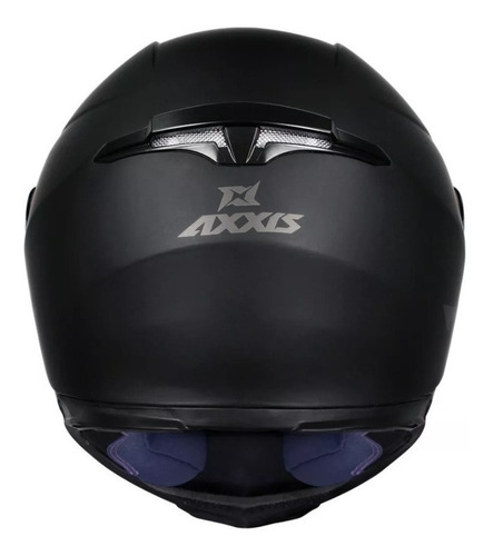 Imagem 7 de 9 de Capacete Axxis Eagle Preto Fosco Com Viseira Fumê Inclusa