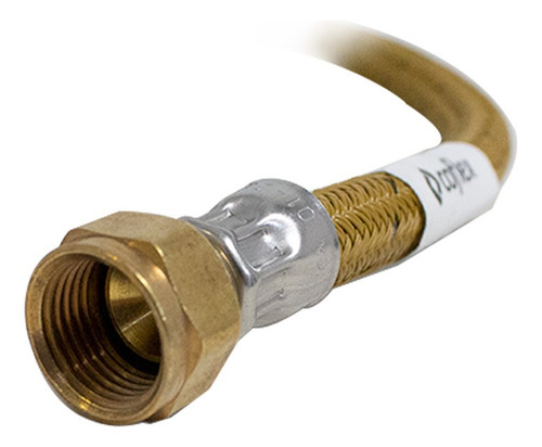 Manguera Aluminio Para Gas Reforzada Salida 3/8'' 1m Coflex