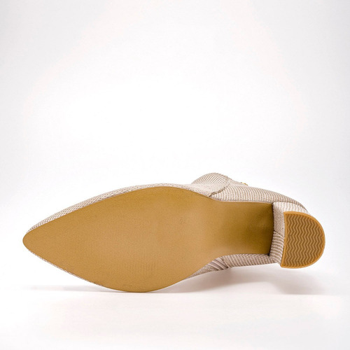Botin De Punta Moramora 19521642 Color Oro Para Mujer Tx7