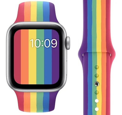 Correa Arco ris Pride Compatible Con Apple Watch Todas Serie